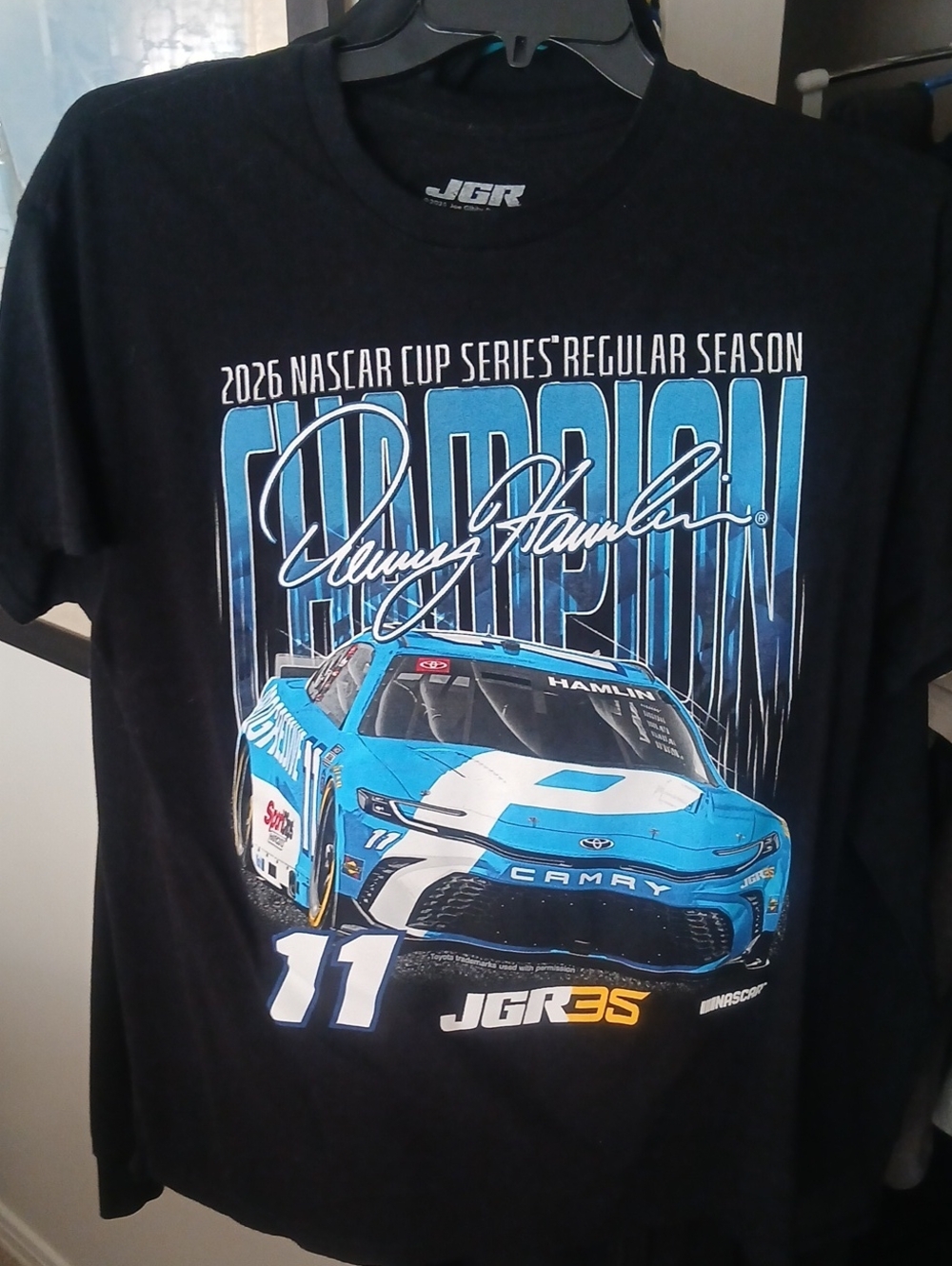 JGR Racing Short-Sleeve Graphic Tee - Black/Blue